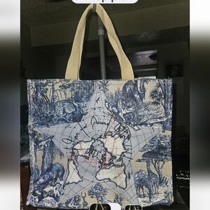 CHRISTIAN DIOR  Around the World Tote Bag NEW Platinum VIP Gift